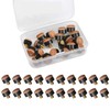 Pack of 20 Billiard Cue Tips for Snooker Screw-On Tips,