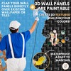 NOVECRAFTO Lattice Effect 3D Wall Panels - 6 Sheets Covering
