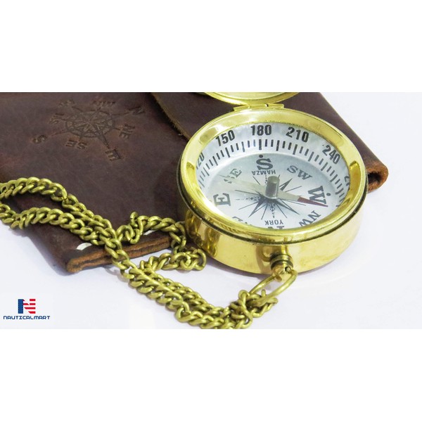 Brass Compass RMS Titanic 1912 Brass Pocket Gift Engraved Compass with wooden box, Unique Vintage Gift for All Occasion, Camping Compass, Boating Compass, Gift Compass, Graduation Day Gifts,