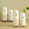 Disposable Paper Cup Holder, 7oz-9oz Cup Dispenser Metal Coffee Cup