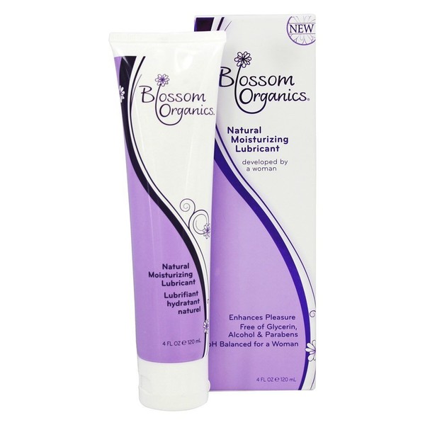 Blossom Organics Natural Moisturizing Lubricant 4 ounce (Pack of 6)