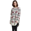 Reindeer Snowflake Christmas Pullover for Women Jumper - xl