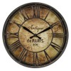 Carousel Home 20cm Wall Clock Antique Effect Distressed Round Clock