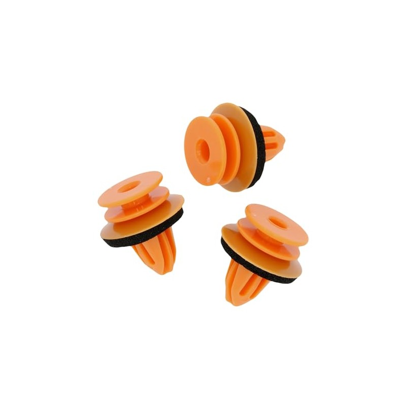 VVO Fasteners- Orange Plastic Tailgate Exterior Trim Clips for Volkswagen