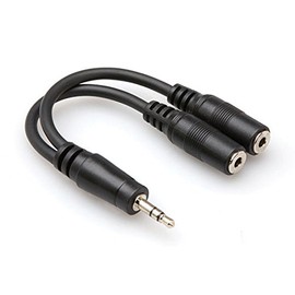 Hosa YMM-232 3.5 mm TRS to Dual 3.5 mm TRSF Y Cable