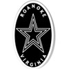 Roanoke, Virginia Star City Euro Oval Sticker