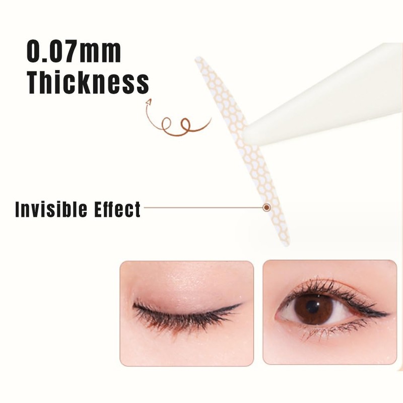 GLOCALL Glue-Free Ultra Natural Invisible Double Eyelid Sticker, Eye Lift