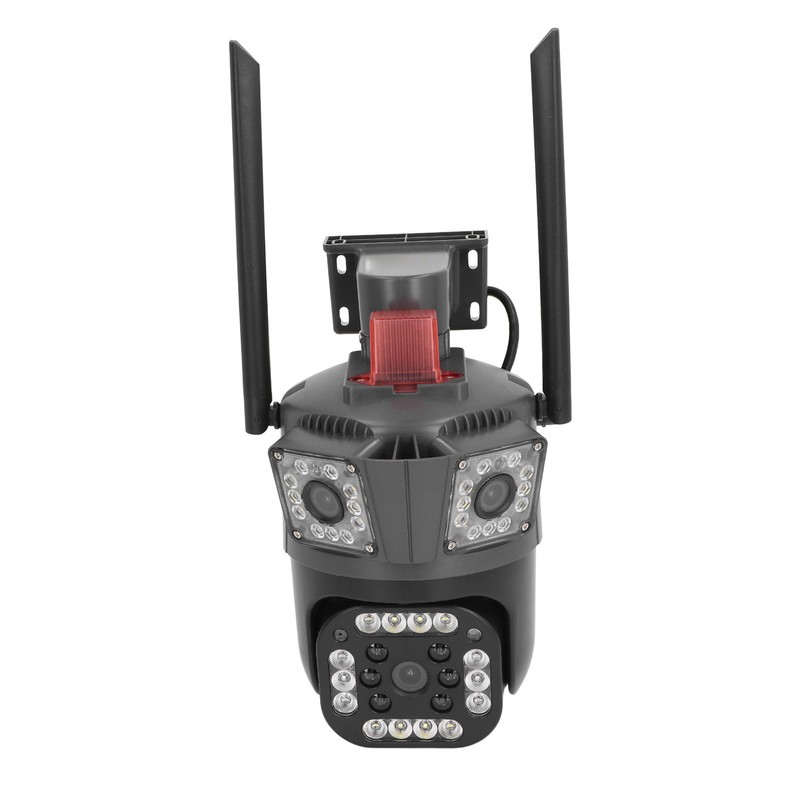 Outdoor 3 Lens Security Camera IP66 Waterproof 2 Way Talk