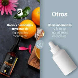 Suplemento Sistema Inmune Liquido Con 60 Tomas B Life Sabor Naranja
