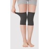 Magne-Relax Blood Circulation Improvement Supporter, For Knees, 2 Pieces, Charcoal