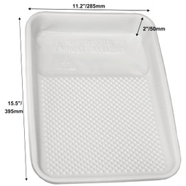 Great Andrew 9-Inch Paint Tray Liner, 21 PCS Plastic Paint Roller Tray Liner Set, Disposable Paint Pan Liners for Painting House, Walls, Floors, Home Improvement DIY Projects