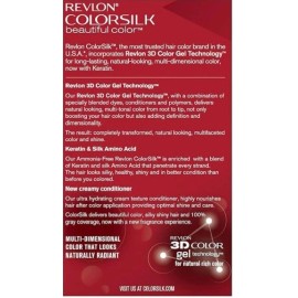 Revlon Colorsilk Ammonia free Permanent Hair Color 11 Soft Black Brand New Seal