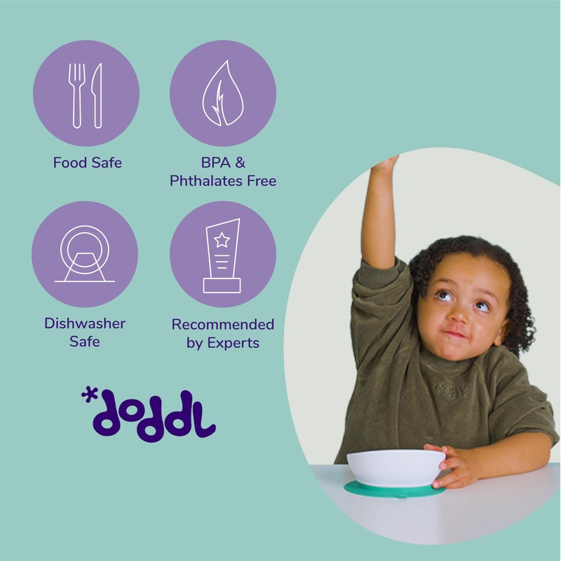 doddl 2-in-1 Baby and Toddler Bowl with Suction