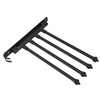 Stainless Steel Swivel Towel Hanger Holder Black Rotating Movable Towel