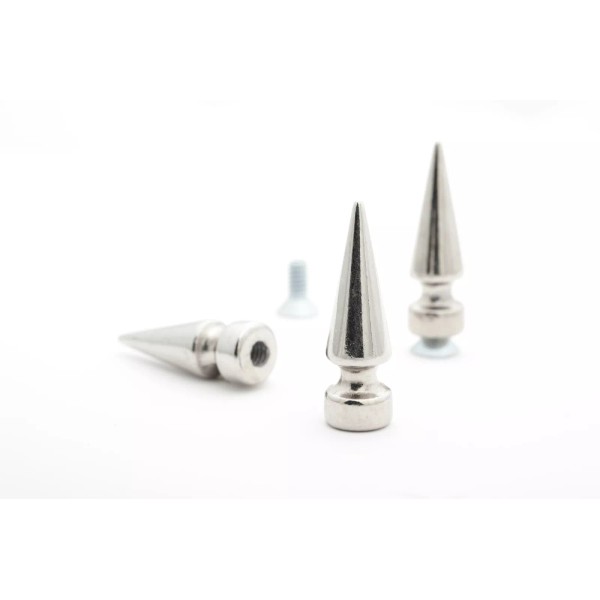 StudsAndSpikes 8 pcs Tree Spike 30mm tall screwback - for