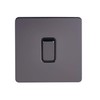 Schneider Electric Ultimate Screwless Flat Plate - Single Light Switch