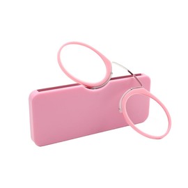 COVESATO Mini Armless Reading Glasses for Men Women Slim Thin Clip on Nose Readers with Small Portable Case(1 Pair,3.00)