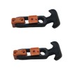 UPEYXDQR Rubber Flexible T-Handle Hasp Draw Latch for Tool Box,