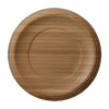 RIVERET RV-202SB Rivelet Saucer, Round, 5.1 inches (13 cm), Bamboo,