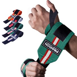 PROIRON Weightlifting Wrist Wraps-Giant Crocodile Green