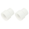 sourcing map 2 Pcs UPVC Reducer Pipe Fitting, 1-1/2"x1-1/4 PVC