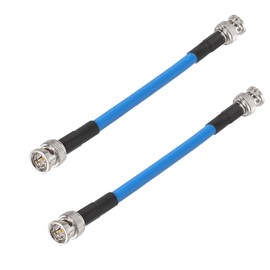 Superbat SDI BNC Cable 6inch, 3G/6G/12G Belden 1694A Cable Support CCTV HD-SDI/3G-SDI/4K/8K, Compatible with Blackmagic, Aja, Grass Valley Cameras Monitors 2-Pack
