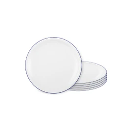 Seltmann Weiden Compact Blue Edge Breakfast Plate Set of 6