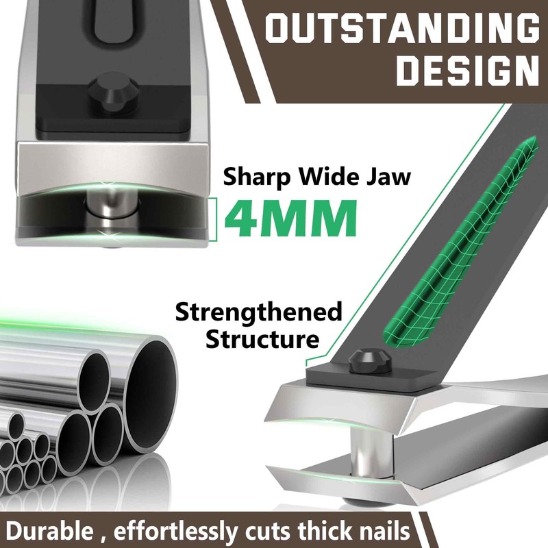 Long Handled Toenail Clippers for Seniors, Obese, Pregnant and Waist