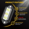 JEDEW 2 PACK License Plate Light, 12V 6-SMD LED License