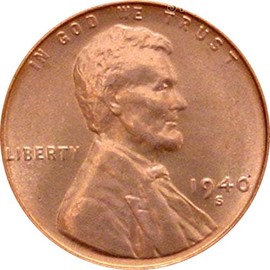 1940S Lincoln/Wheat Penny