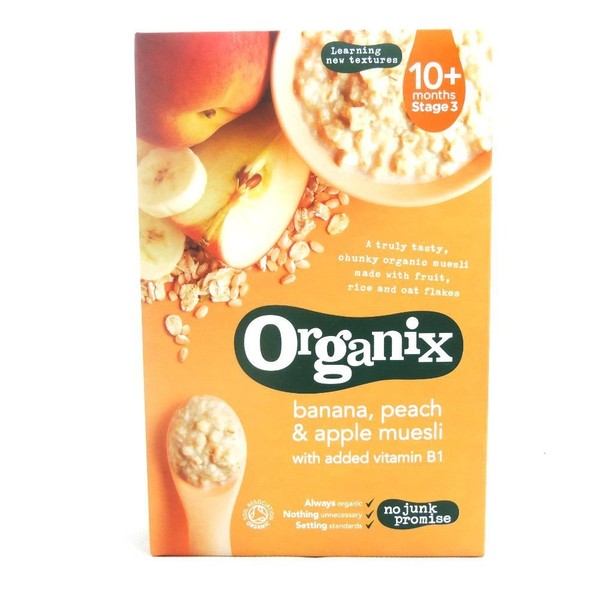 (2 Pack) - Organix - Banana Peach & Apple Muesli | 200g | 2 PACK BUNDLE