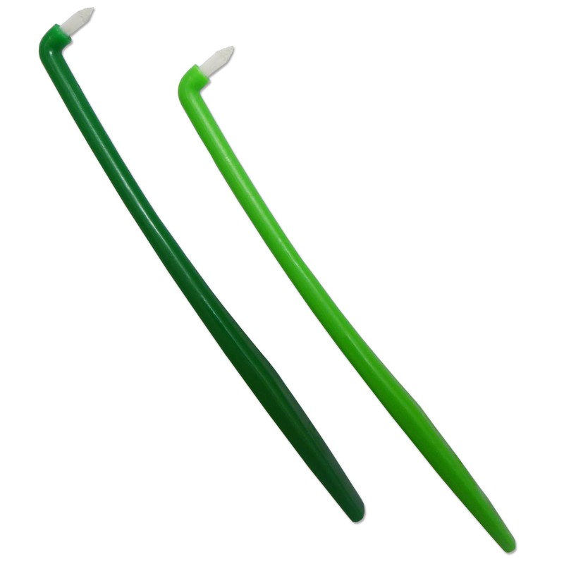 2 x Slim Firm Interspace Toothbrushes ~ Interdental Orthodontic Braces