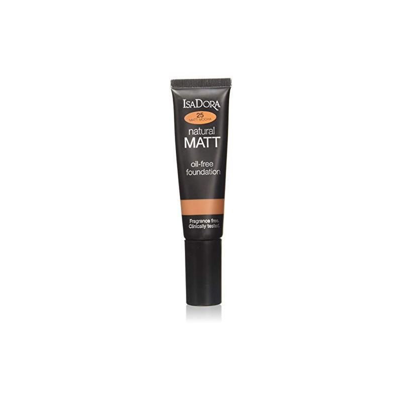 IsaDora Natural Matt Oil-Free Foundation 35ml - 25 Mocha