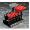 18 Pc SAE & Metric T-Handle Ball End Hex Key