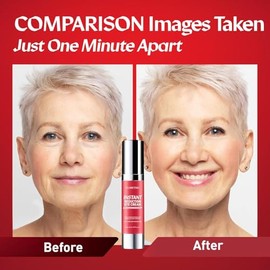 Instant Eye & Face Lift Cream: Rapid Under Eye Bags,Wrinkles, Dark Circles, Puffiness Remover for Women and Men in 60 Seconds - Temporary Firming & Ti