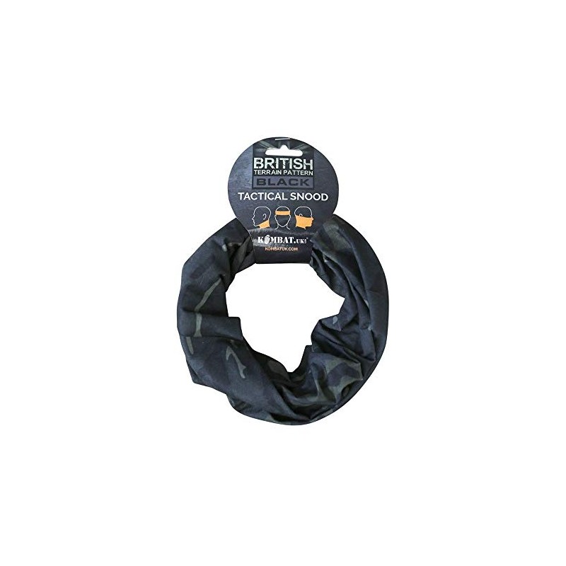 Kombat Snood Head Neck Warmer Scarf BTP Black