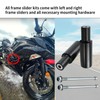 Vanshly Black No Cut Frame Sliders Fits Kawasaki Ninja 650