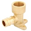 PEX A Expansion Brass Fittings, 1/2"x 1/2" Female NPT Drop-ear