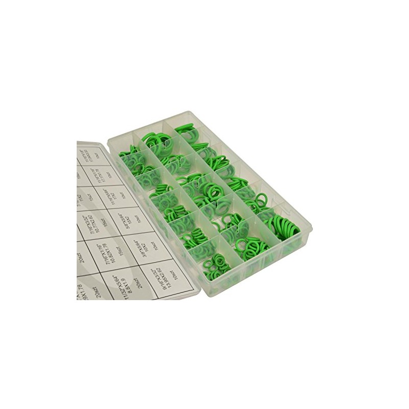 Geko G02810 O-Ring Assortment, 270 Pieces, Green