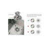 KANARY Stainless Steel Kitchen Sink Strainer Basket-Replacement for Standard Drains(3-1/2