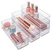 STORi SimpleSort 6-Piece Stackable Clear Drawer Organizer Set | 9"