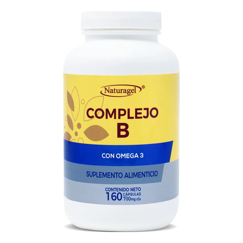 Complejo B + Omega 3 | 160 Softgels | Naturagel