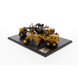 Cat Caterpillar No. 12 Motor Grader (Circa 1939-1959) and Cat Caterpillar 12M3 Motor Grader (Current) with Operators Evolution Series Set of 2 Pieces 1/50 Diecast Models by Diecast Masters 85560