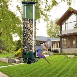 Sobeta Squirrel Bird Feeder - Keeps Birds Happy and Squirrels Away