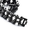 COOLSTEELANDBEYOND Heavy Sturdy Mens Motorcycle Chain Bike Chain Bracelet of