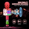 ShinePick Karaoke Microphone, Wireless Bluetooth Microphone Children, Portable 4-in-1 Sing