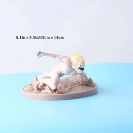 XESAGSNV Attack on Titan PVC Statue Collectible Gift Anime Figure (Jaw Titan)