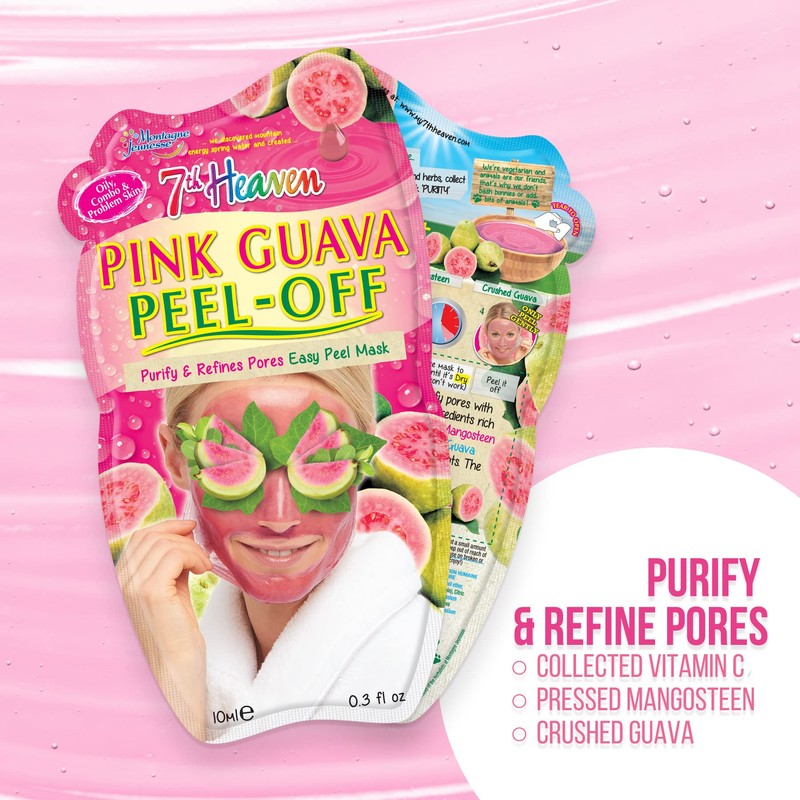 7th Heaven Pink Guava Peel Off Mask 10ml