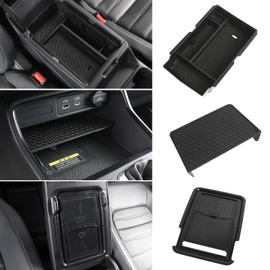 Bercicci 3PCS Center Console Organizer Compatible with Honda CRV 2023 2024 2025 Accessories（Include Hybrid） Armrest Hidden Storage Box Center Console Tray