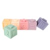 12PCS Children Silicone Building Blocks Soft DIY Educational Chewable Animals